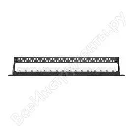 Панель NIKOMAX NMC-RP24UD2-1U-BK