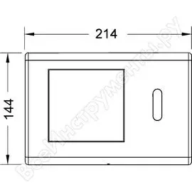 Панель смыва унитаза TECE