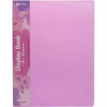 Папка Бюрократ Pastel PAST20PINK 1604878