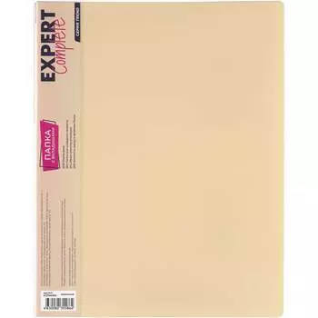 Папка Expert Complete 40 л., A4, 600 мкм, 20 мм, диагональ, Trend "Pastel", ванильный EC27041530 694864