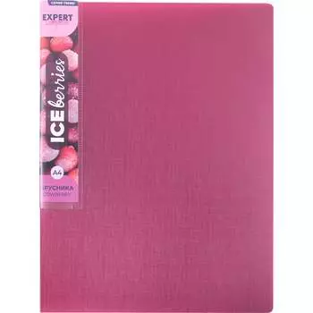 Папка Expert Complete Trend ICEberries A4, 700 мкм, 20 мм, брусника EC210520070 709179