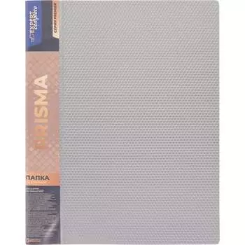 Папка Expert Complete A4, 700 мкм, 25 мм, диаметр 17 мм, PRISMA, серебряный new EC211400129 726457