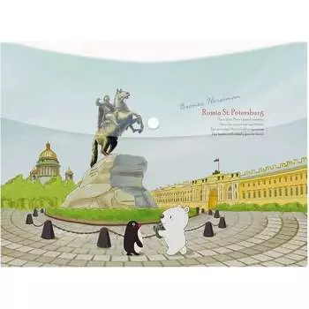 Папка-конверт COMIX география A1854 SP