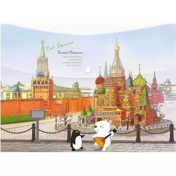 Папка-конверт COMIX география A1854 MC