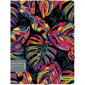 Папка на резинке Berlingo Neon Paradise FB4_A4081