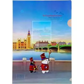 Папка-уголок COMIX география A7590 UB