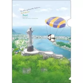 Папка-уголок COMIX география A7590 BR