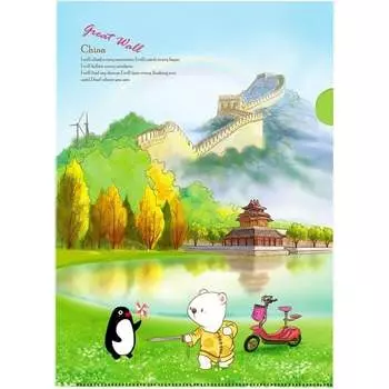 Папка-уголок COMIX география A7590 CN