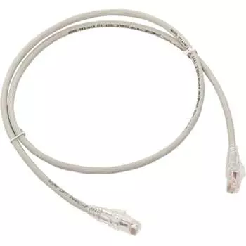 Патч корд EKF teracom pro TRP-6UTP-LSH-1M-GY