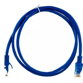 Патч-корд ExeGate UTP-RJ45-RJ45-5e-1M-BL 241494