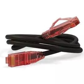 Патч-корд Hyperline PC-LPM-UTP-RJ45-RJ45-C5e-1M-LSZH-BK 30887
