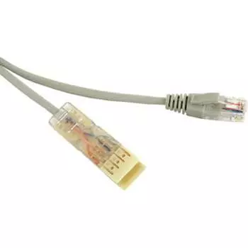 Патч-корд Hyperline PC-110-RJ45-2P-CX-2M-LSZH-GY 229898