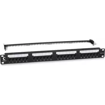 Патч-панель Cabeus PL2-24-Cat.5e-Dual