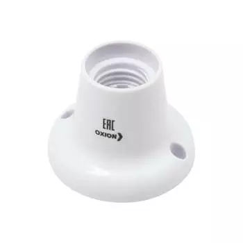 Патрон-стойка OXION PVC-H005WH-E27
