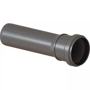 Патрубок EVER PLAST 50 мм, 0.15 м, ПП, толщина 1.8 мм 554805