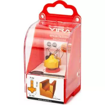 Пазовая фасонная фреза VIRA L553384