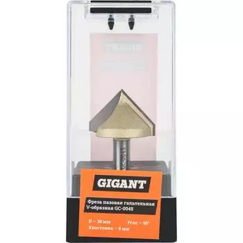 Пазовая гальтельная V-образная фреза Gigant GC-0045