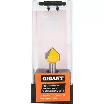 Пазовая гальтельная V-образная фреза Gigant