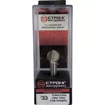 Пазовая галтельная фреза по дереву Strong СТФ-10100016