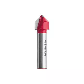 Пазовая галтельная V-образная фреза АТАКА