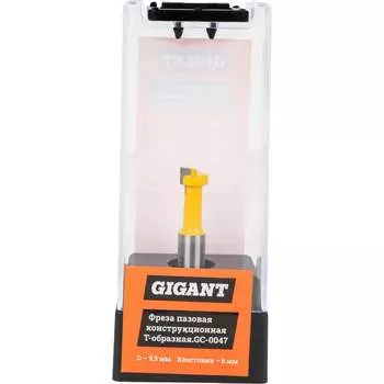 Пазовая конструкционная Т-образная фреза Gigant
