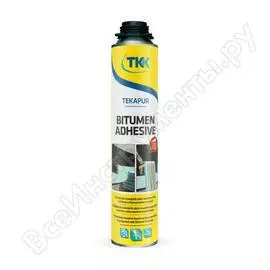 Пена-клей для теплоизоляции, для битумных покрытий ткк tekapur bitumen adhesive 46524