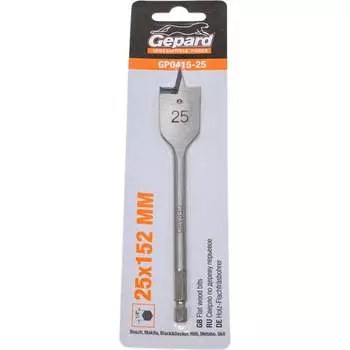 Перьевое сверло по дереву Gepard GP0415-25