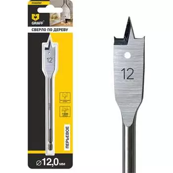 Перьевое сверло по дереву GRAFF 8812150