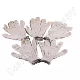 Перчатки х/б Dollex 5PN-5W