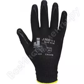 Перчатки с нитриловым покрытием jetasafety jn011/xl 12 пар