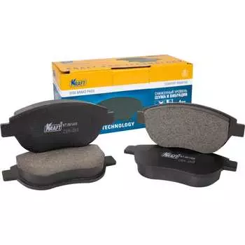 Передние колодки дисковые Citroen C4 / Ситроен (04-11) / Peugeot 307/Пежо (00-08) KRAFT