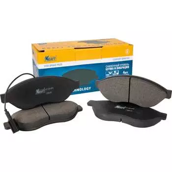 Передние колодки дисковые Fiat Ducato (06-)/Фиат Дукато Peugeot/Пежо (07-) KRAFT