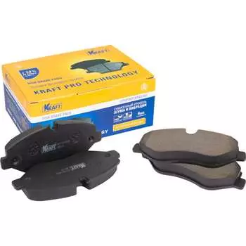 Передние колодки дисковые Mercedez-Benz Sprinter / Мерседес Бенз Спринтер (06-) 1.8-3.0 / VW Crafter / Фольксваген ер (06-16) KRAFT