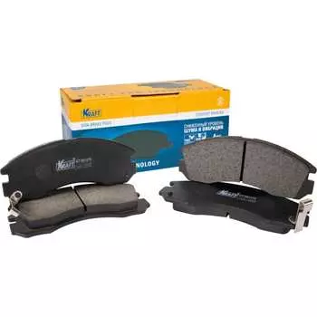 Передние колодки дисковые Mitsubishi Galant / Мицубиси Галант (92-04) Outlander / Аутлендер (03-12) KRAFT