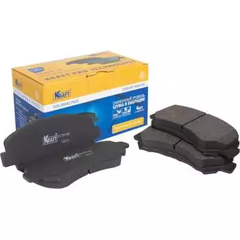 Передние колодки дисковые Nissan Qashqai / Ниссан Кашкай (07-13) X-Trail / Х-Трейл (07-15) KRAFT