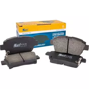 Передние колодки дисковые Toyota Celica / Тойота Селика (99-05) Corolla / Королла (97-06) KRAFT