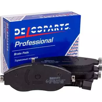 Передние колодки тормозные Delcoparts 19374067