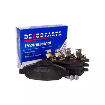Передние колодки тормозные Delcoparts 19377506