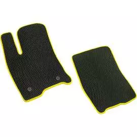 Передние коврики для Toyota Highlander I U20 2001 - 2007 Vicecar ЕВА 2EV45058-желтый