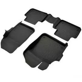 Передние резиновые коврики в салон Volkswagen Touareg III 18- / Porsche Cayenne 17- SRTK
