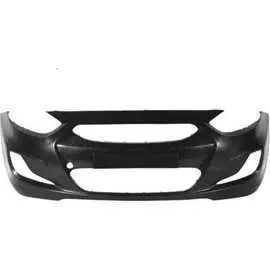 Передний неокрашенный бампер Hyundai Solaris I 2010-2014 MARSHALL