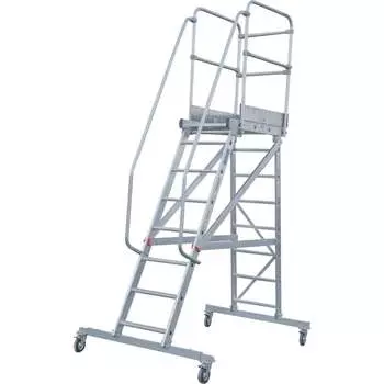 Передвижная односторонняя лестница-подмости Новая Высота NV 5510 5510108