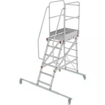 Передвижная односторонняя лестница-подмости Новая Высота NV 5510 5510106