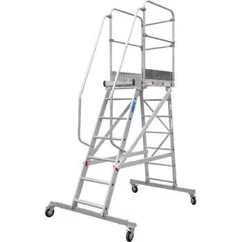 Передвижная односторонняя лестница-подмости Новая Высота NV 5510 5510107