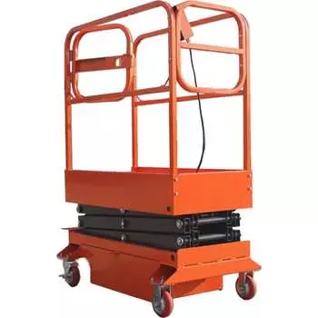 Передвижной полуэлектрический ножничный подъемник TOR