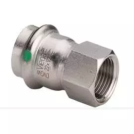 Переход viega bp 22 х 3/4" sanpress inox с sc-contur, нержавеющая сталь 436629