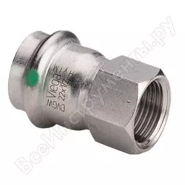 Переход viega вp 18х3/4" sanpress inox c sc-contur, нержавеющая сталь 436605