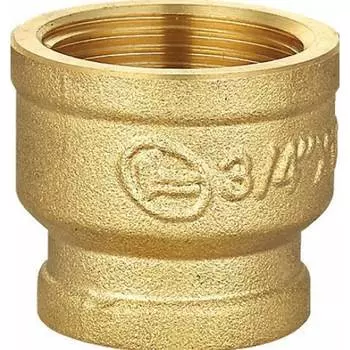 Переходная резьбовая латунная муфта DOUBLE-LIN LL6073 (1"x1/2")