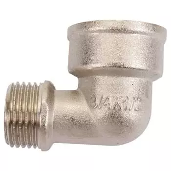 Переходной латунный никелированный угольник STI D270-05070