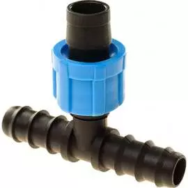 Переходной тройник с ленты капельного полива на капельную трубку MasterProf ДС.060092.ИМ
